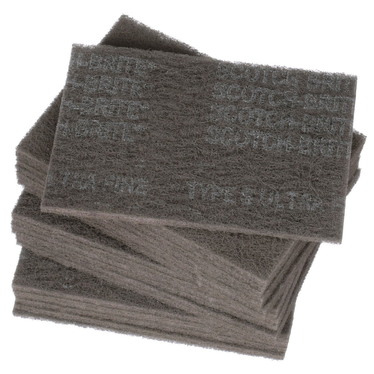 3M HP-HP 7448 Scotch-Brite Ultra Fine Hand Pad, SiC, Gray, 6 in x 9 in (7100089226) (60 Pack) - 2