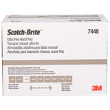 3M HP-HP 7448 Scotch-Brite Ultra Fine Hand Pad, SiC, Gray, 6 in x 9 in (7100089226) (60 Pack) - 10