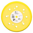 3M 05581 Stikit Abrasive Disc Back-up Pad, Dust Free, PSA, Yellow, 8 in (7100089474)