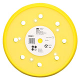 3M 05581 Stikit Abrasive Disc Back-up Pad, Dust Free, PSA, Yellow, 8 in (7100089474)