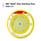 3M 05581 Stikit Abrasive Disc Back-up Pad, Dust Free, PSA, Yellow, 8 in (7100089474) - 4