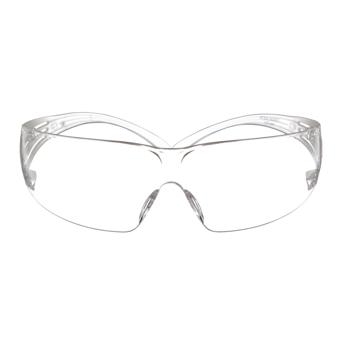 3M SF201AF SecureFit Safety Glasses, ANSI Z87, Anti Fog Plus Anti Scratch Clear Lens, Clear Frame, Flexible Temples (7100090435) (20 Pack)