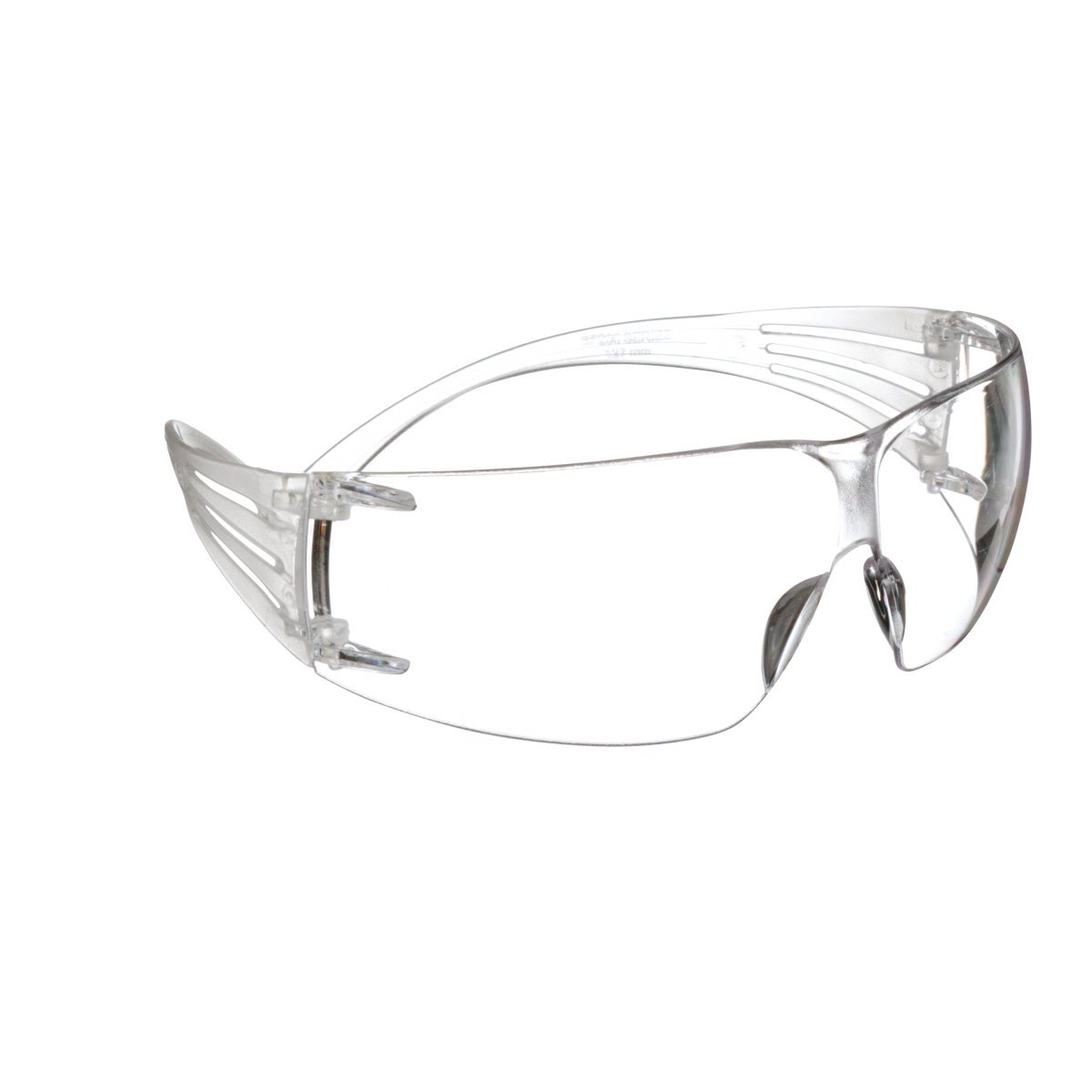 3M SF201AF SecureFit Safety Glasses, ANSI Z87, Anti Fog Plus Anti Scratch Clear Lens, Clear Frame, Flexible Temples (7100090435) (20 Pack) - 10