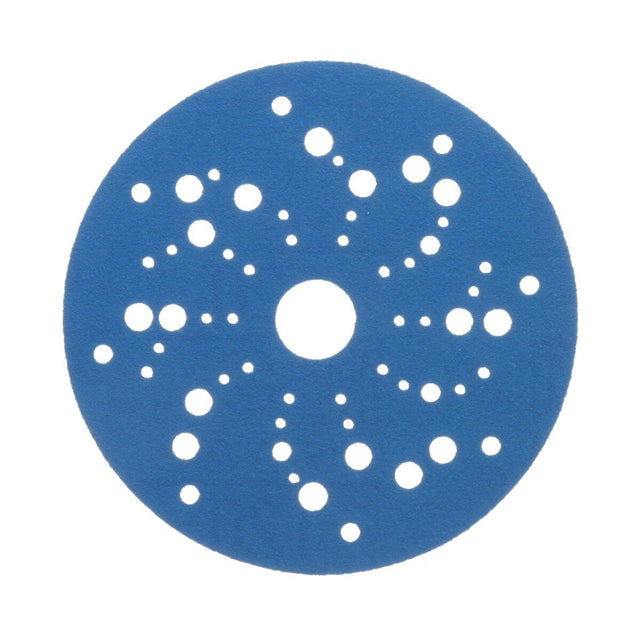 3M 321U 36159 Hookit Blue Abrasive Disc, Multi-Hole, 120 Grit, 5 in Diameter, Paper Backing (7100090976) (16 Pack)