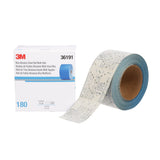 3M 321U Hookit Blue Abrasive Sheet Roll, Multi-Hole, 2.75 in x 13 yd, 180 Grit (36191) (7100091070) (4 Pack) - 2