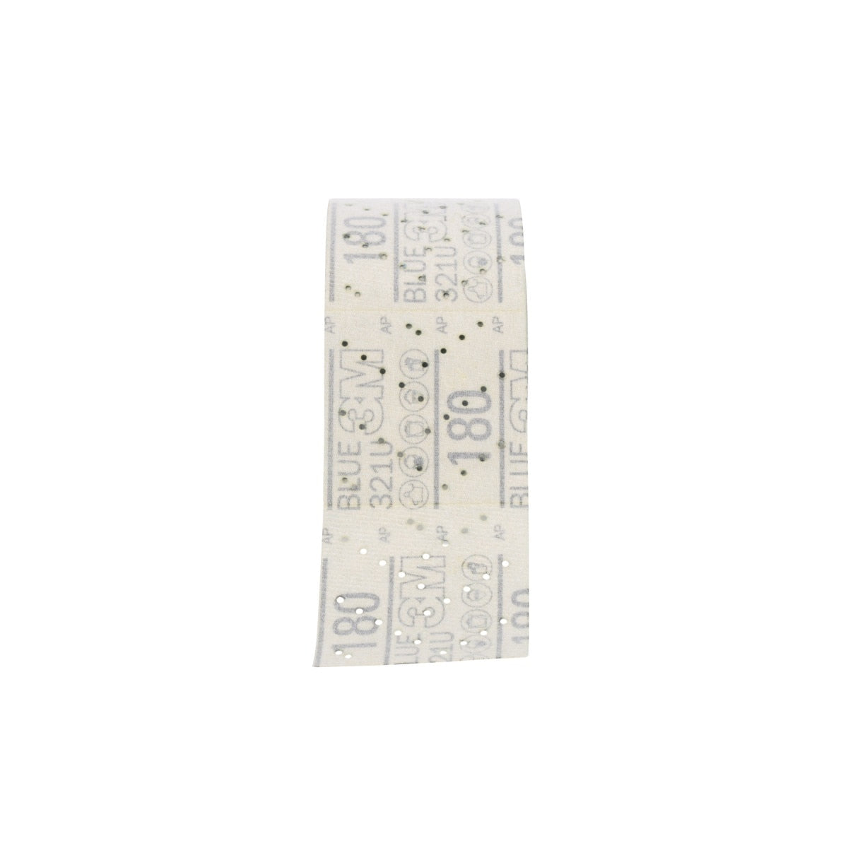 3M 321U Hookit Blue Abrasive Sheet Roll, Multi-Hole, 2.75 in x 13 yd, 180 Grit (36191) (7100091070) (4 Pack) - 8