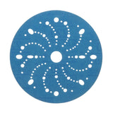 3M 321U 36177 Hookit Blue Abrasive Disc Multi-hole 220 Grit Blue 6 in (7100091095) (200 Pack)