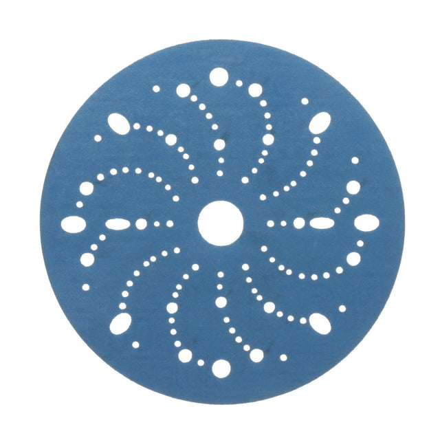 3M 321U 36182 Hookit Blue Abrasive Disc, 6 in, 500, Multi-hole (7100091099) (200 Pack)