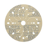 3M 321U 36183 Hookit Blue Abrasive Multi-Hole Disc, 6 in, 600 Grade, Paint and Blend Preparation (7100091110) (200 Pack) - 5
