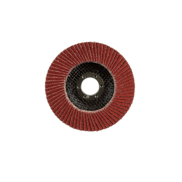 3M 967A Cubitron II Flap Disc, T27, 40+, Maroon, 4-1/2 in x 7/8 in, Medium Pressure Applications (7100094358) (10 Pack)