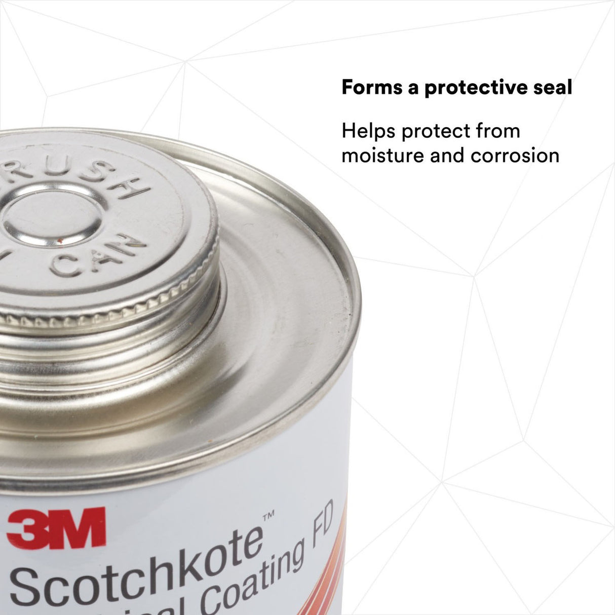 3M Scotchkote Electrical Coating FD, Fast-Drying Liquid Flexible Sealant and Bonding Agent, Self-Contained Applicator, 15 fl oz Can (SCOTCHKOTE FD) (7100095977) (10 Pack) - 4