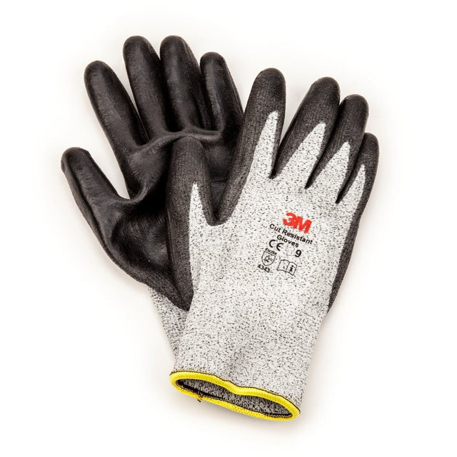 3M Comfort Grip Cut Resistant Gloves, ANSI 2, Medium, Gray (CGM-CRE) (7100097229) (1 Pair) (6 Pack)