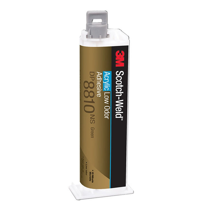 3M DP8810NS Scotch-Weld Low Odor Acrylic Adhesive, Green, 45 mL Duo-Pak (7100097574) (12 Pack)