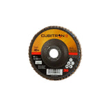 3M 7100097661 Cubitron II Flap Disc 967A, 40+, T29, 4 in x 5/8 in, Medium Pressure Applications, Light Deburring, Scale Removal, Oxide Removal, Surface Prep (10 Pack) - 3
