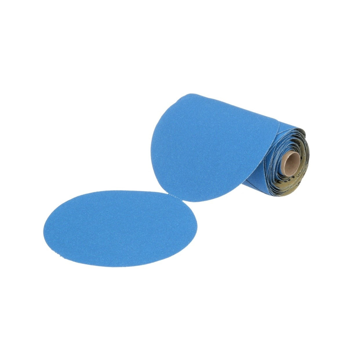 3M 321U 36202 Stikit Blue Abrasive Disc Roll, No Hole, 6 in, 80 Grit (7100098232) (250 Pack) - 2