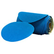 3M 321U Stikit Blue Abrasive Disc Roll, 6 in, 220 Grit, 100 Discs per Roll (36207) (7100098236) (5 Pack)