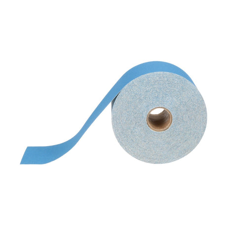 3M 321U Stikit Blue Abrasive Sheet Roll, No Hole, 180 Grade, 2-3/4 in x 30 yd (36221) (7100098556) (5 Pack)