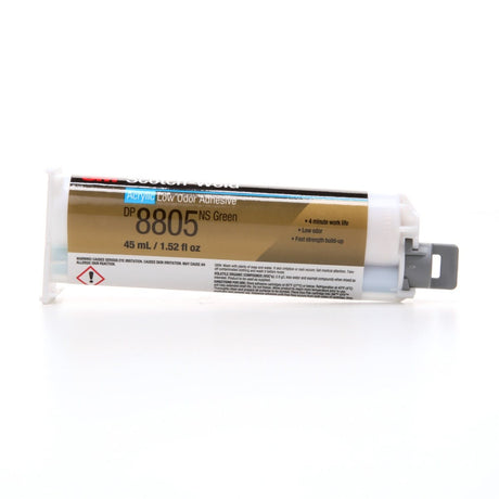 3M Low Odor Acrylic Adhesive, Green, 45 mL Duo-Pak (DP8805NS) (7100098631) (12 Pack)