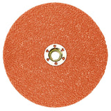 3M 787C Fibre Disc TN Quick Change, 5 in, 120+, Precision Shaped Ceramic, Orange (7100099261) (100 Pack)