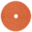 3M 787C Fibre Disc, 36+, Precision Shaped Ceramic, Center Hole, Orange, 4-1/2 in x 7/8 in, Die 450E (7100099275) (100 Pack)