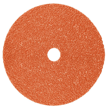 3M 787C Fibre Disc, 120+, 9-1/8 in x 7/8 in, Die 912J, Center Hole, Orange (7100099282) (100 Pack)