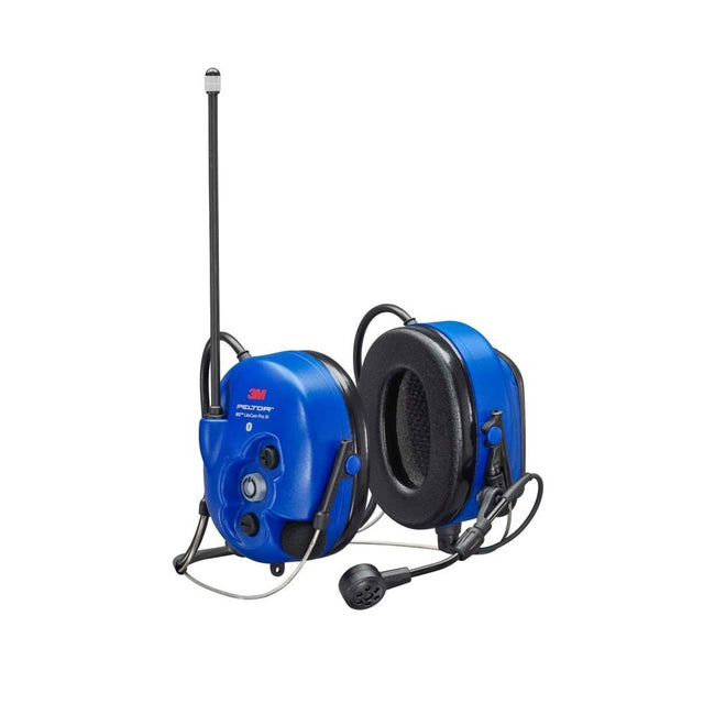 3M 7100099584 PELTOR WS LiteCom PRO III Headset, Intrinsically Safe, Neckband, Professional Grade Durability, Wireless Two-Way Communication Radio, Bluetooth, Boom Microphone, Royal Blue, MT73H7B4D10N-50