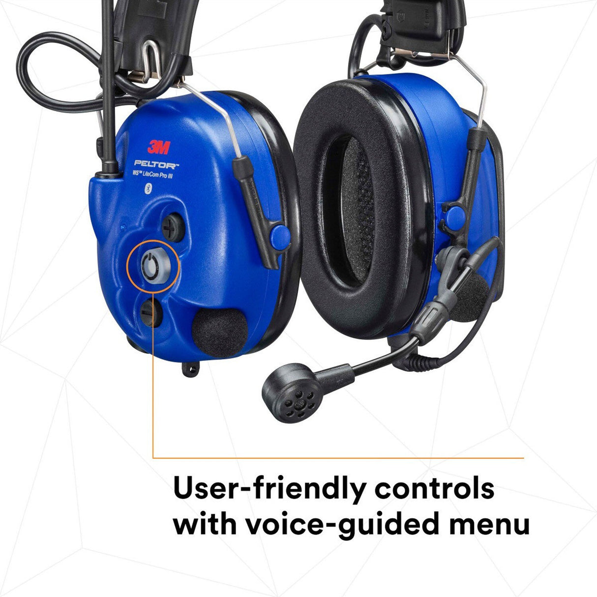 3M MT73H7F4D10NA-50 Intrinsically Safe-Headband, Royal Blue, One Size Fits Most (7100099585) - 6