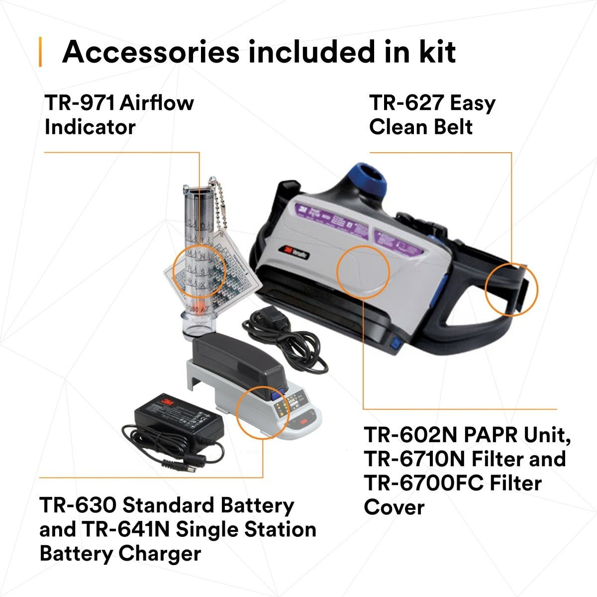 3M TR-600-HKS Versaflo Healthcare PAPR Kit (7100100424) - 7