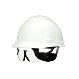 3M V901 Integrated Protective Eyewear, ANSI Z87, Clear Anti-Fog Lens, Attaches to Hard Hat Suspension (7100101916) (20 Pack) - 3