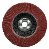 3M 969F Cubitron II Flap Disc, 40+, T29 Quick Change, Precision Shaped Ceramic, Maroon, 4-1/2 in x 5/8-11 (7100104605) (10 Pack) - 4