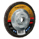 3M 969F Cubitron II Flap Disc, T29 Quick Change, 60 Plus, Maroon, 4-1/2 in x 5/8-11 (7100104606) (10 Pack) - 2