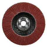 3M 969F Cubitron II Flap Disc, T29 Quick Change, 60 Plus, Maroon, 4-1/2 in x 5/8-11 (7100104606) (10 Pack) - 4