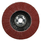 3M 969F Cubitron II Flap Disc, T29 Quick Change, 60 Plus, Maroon, 4-1/2 in x 5/8-11 (7100104606) (10 Pack) - 4