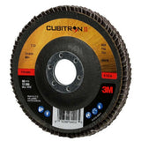 3M 969F Cubitron II Flap Disc , 40+, T29, 4-1/2 in x 7/8 in, Giant (7100104899) - 3