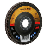3M 969F Cubitron II Flap Disc , 40+, T29, 4-1/2 in x 7/8 in, Giant (7100104899) - 4
