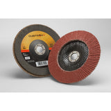 3M 969F Cubitron II Flap Disc, 80+, T29, Maroon, 7 in x 7/8 in, Center Hole, Polyester Backing (7100104910) (250 Pack) - 2