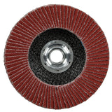 3M 969F Cubitron II Flap Disc, 40+, T27 Quick Change, Precision Shaped Ceramic, Maroon, 4-1/2 in x 5/8 in-11 (64403) (7100104919) (10 Pack) - 5