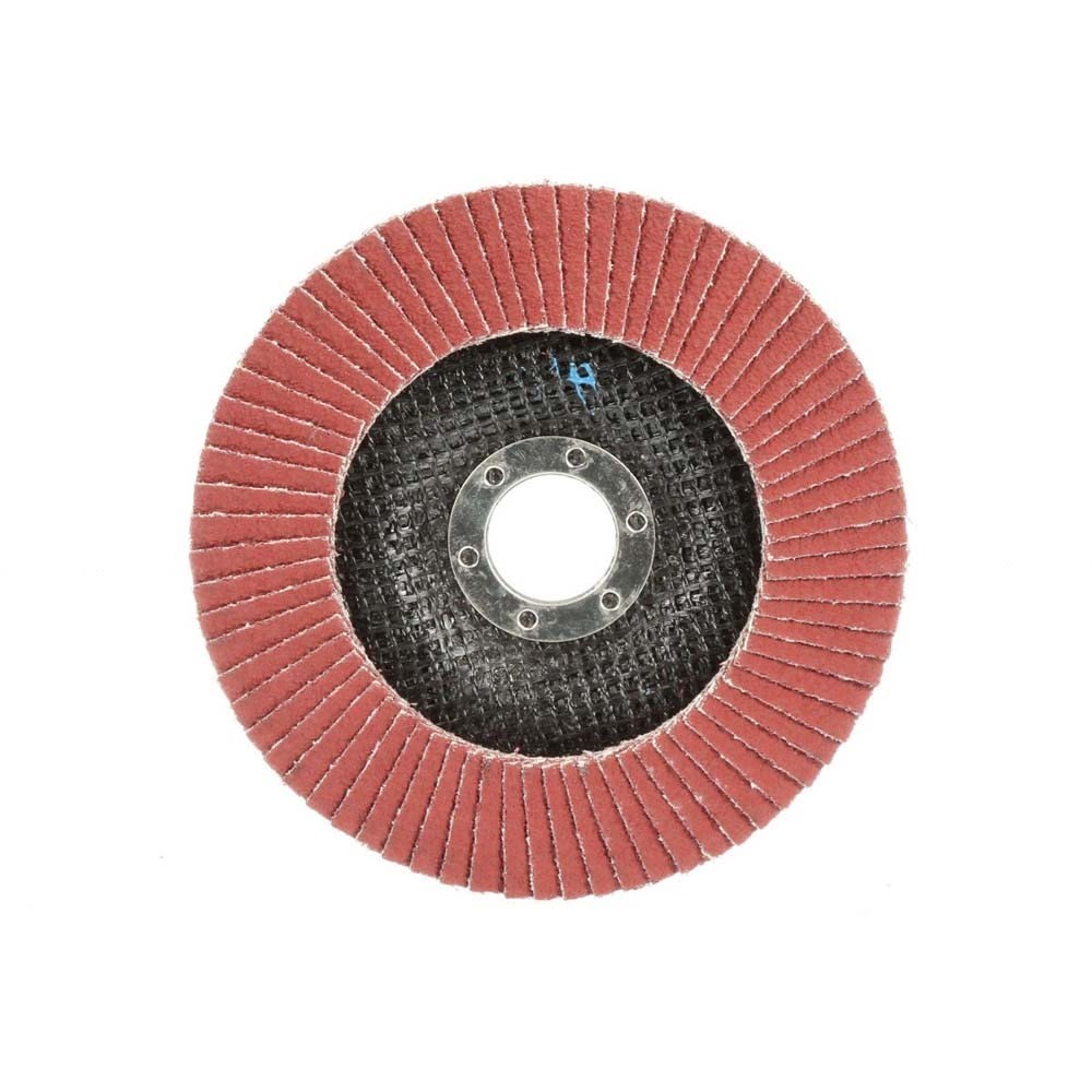 3M 969F Cubitron II Flap Disc, 40+ Grit, Type 27, 7 in x 7/8 in, Polyester Backing for Heavy Grinding, Edge Deburring, Weld Removal and Beveling (5 Pack) (7100104923) (10 Pack)