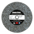 3M DP-UW Scotch-Brite Deburr & Finish PRO Unitized Wheel, 8C Coarse+, 3 in x 1/8 in x 1/4 in (7100105326) (40 Pack)