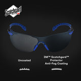 3M S1102SGAF-KT Solus 1000-Series Safety Glasses Kit with Foam Gasket and Elastic Strap, Gray Anti-Fog Lens, Blue Black Frame (7100105846) (20 Pack) - 8