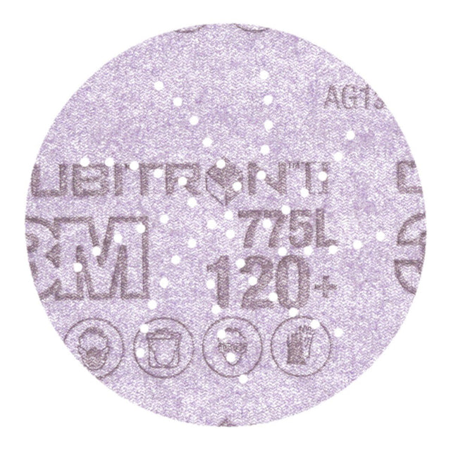 3M 775L Xtract Cubitron II Film Disc, 120+ 3MIL, 3 in, Die 300DS (7100106714) (250 Pack)