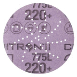 3M 775L Cubitron II Hookit Film Disc, 220+, Purple, 3 in, 300DS, 53-Hole (7100106716) (250 Pack)