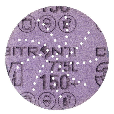 3M 775L Xtract Hookit Film Disc 150+ Purple 3 in (7100106717) (250 Pack)