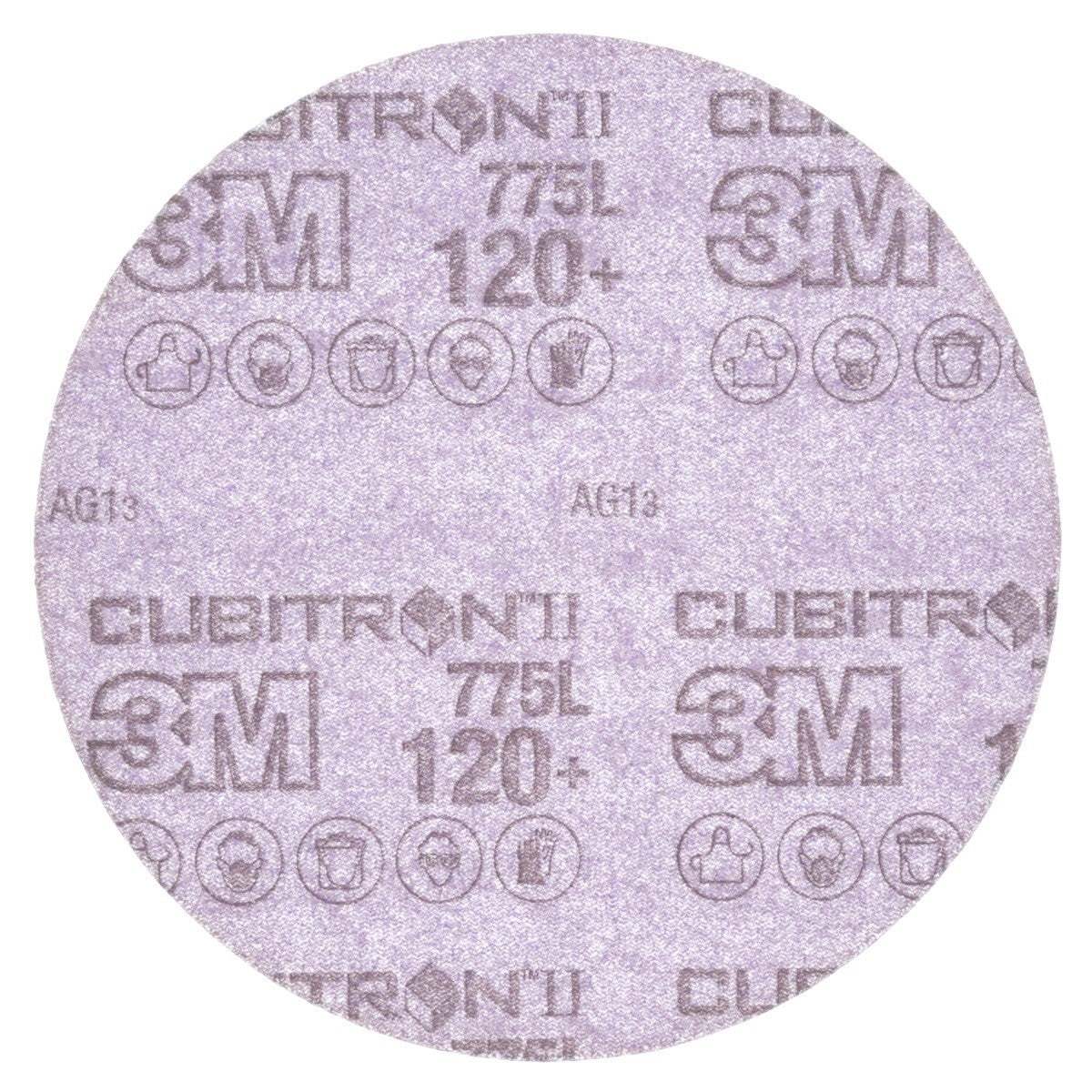3M 775L Cubitron II Hookit Film Disc, 120+ 3MIL, 3 in x NH, Die 300V (7100106764) (5 Pack)