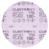 3M 775L Cubitron II Hookit Film Disc, 180+ Grit, Purple, 3 in, 3 mil, 300V (7100106768) (250 Pack)