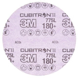 3M 775L Cubitron II Hookit Film Disc, 180+ Grit, Purple, 3 in, 3 mil, 300V (7100106768) (250 Pack)