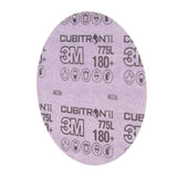 3M 775L Cubitron II Hookit Film Disc, 180+ Grit, Purple, 3 in, 3 mil, 300V (7100106768) (250 Pack) - 2
