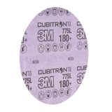 3M 775L Cubitron II Hookit Film Disc, 180+ Grit, Purple, 3 in, 3 mil, 300V (7100106768) (250 Pack) - 3