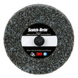 3M Scotch Brite Roloc Deburr & Finish PRO Unitized Wheel, DP-UR, 8C Coarse+, TR, 3 in x 1/8 in (7100109130) (40 Pack)