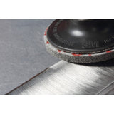 3M Scotch Brite Roloc Deburr & Finish PRO Unitized Wheel, DP-UR, 8C Coarse+, TR, 3 in x 1/8 in (7100109130) (40 Pack) - 4